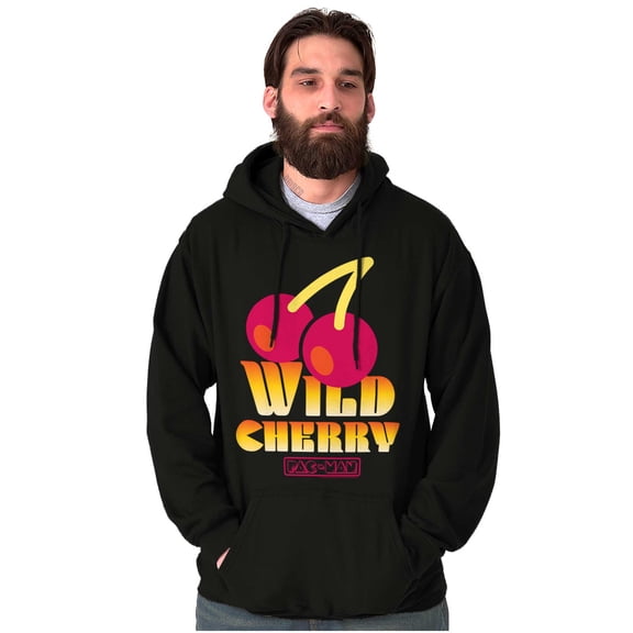 PACMAN Game Wild Cherry Power Up Hoodie Sweatshirt Women Men Brisco Brands S