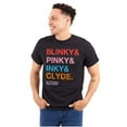 thumbnail image 1 of PACMAN Ghosts Blinky Pinky Inky Clyde Unisex Plus Size Graphic Tee Brisco Brands 2X, 1 of 5