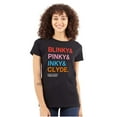 thumbnail image 1 of PACMAN Ghosts Blinky Pinky Inky Clyde Women's T Shirt Ladies Tee Brisco Brands S, 1 of 5