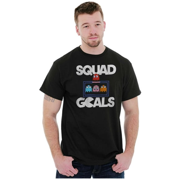 PACMAN Ghosts Squad Goals BFF Besties Men's Graphic T Shirt Tees Brisco Brands 3X