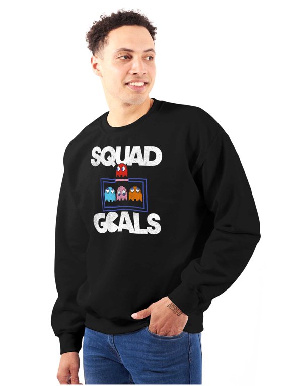 PACMAN Ghosts Squad Goals BFF Besties Unisex Plus Size Sweatshirt Brisco Brands 3X