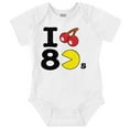 thumbnail image 1 of PACMAN I Love the 80s Cherry Fruit Romper Boys or Girls Infant Baby Brisco Brands 18M, 1 of 6