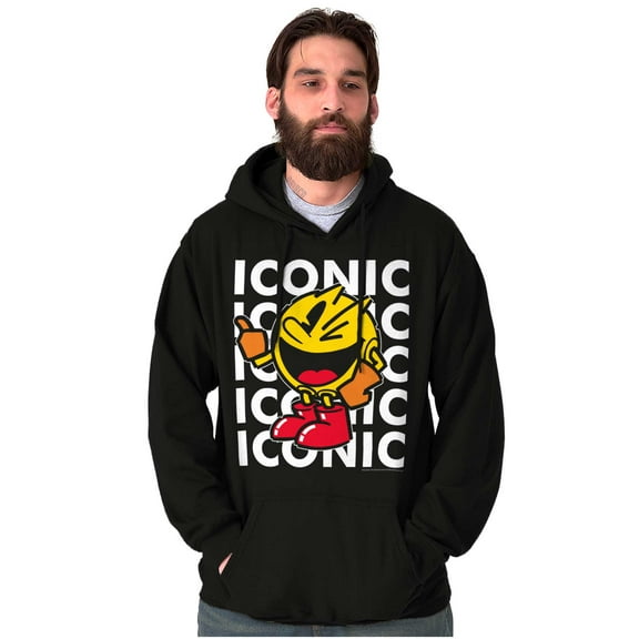 PACMAN Iconic Video Arcade Game Hoodie Sweatshirt Women Men Brisco Brands S