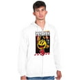 thumbnail image 1 of PACMAN Kanji Video Arcade Game Zip Up Hoodie Men's Women's Brisco Brands S, 1 of 5