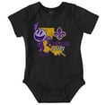 thumbnail image 1 of PACMAN Louisiana State Mardi Gras Romper Boys or Girls Infant Baby Brisco Brands NB, 1 of 6