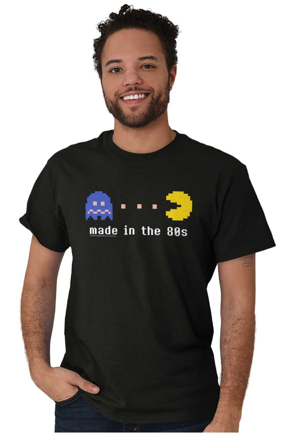 PACMAN Made in the 80s 1980s Kid Men's Graphic T Shirt Tees Brisco Brands L