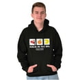 thumbnail image 1 of PACMAN Made in the 80s Vintage Hoodie Sweatshirt Women Men Brisco Brands L, 1 of 6