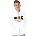 thumbnail image 1 of PACMAN Made in the 80s Vintage Zip Up Hoodie Men's Women's Brisco Brands S, 1 of 6