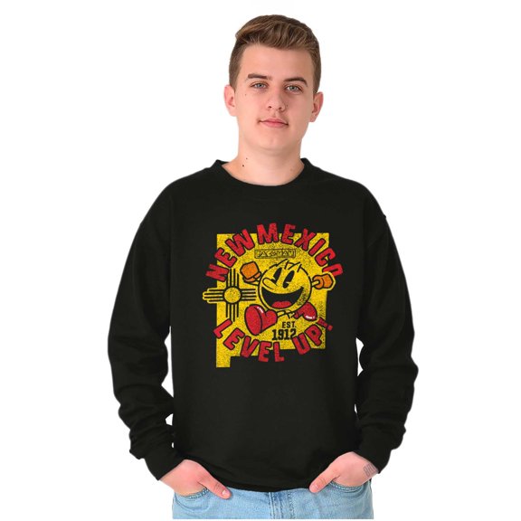 PACMAN New Mexico State Levels Up Sweatshirt for Men or Women Brisco Brands X