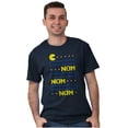 thumbnail image 1 of PACMAN Nom Nom Hungry Foodie Gamer Men's Graphic T Shirt Tees Brisco Brands S, 1 of 4