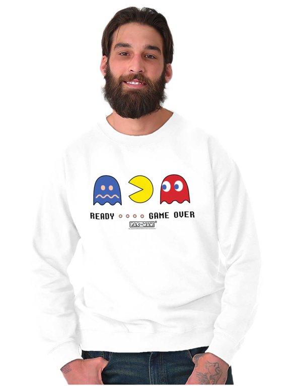 PACMAN Ready…Game Over Funny Ghosts Unisex Plus Size Sweatshirt Brisco Brands 2X