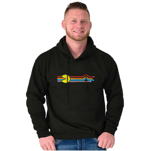 PACMAN Retro 80s Arcade Game Classic Hoodie Sweatshirt Women Men Brisco Brands S