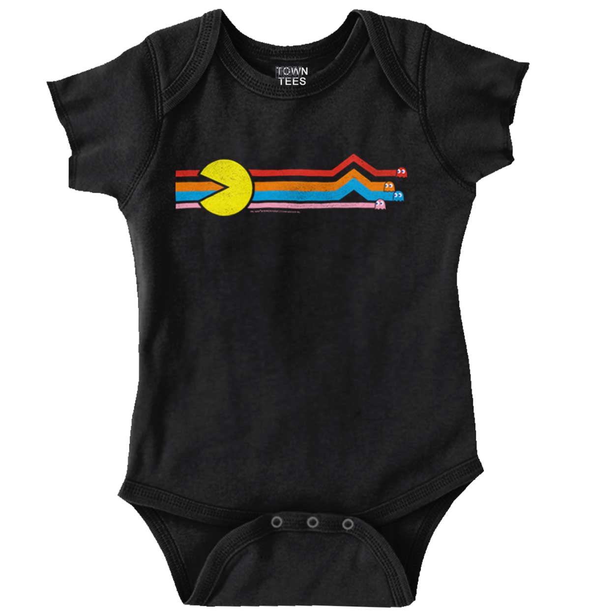 PACMAN Retro 80s Arcade Game Classic Romper Boys or Girls Infant Baby ...