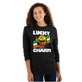 thumbnail image 1 of PACMAN Saint Paddys Lucky Charm Long Sleeve TShirt Men Women Brisco Brands S, 1 of 6
