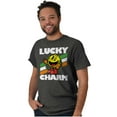 thumbnail image 1 of PACMAN Saint Paddys Lucky Charm Unisex Plus Size Graphic Tee Brisco Brands 4X, 1 of 5