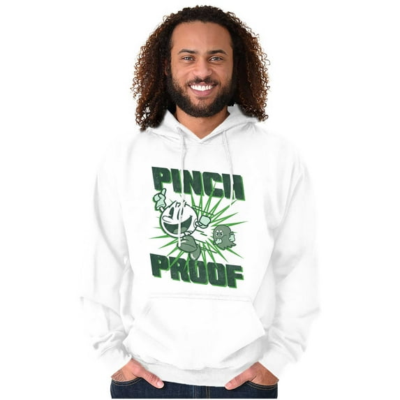 PACMAN Saint Paddys Pinch Proof Unisex Plus Size Hoodie Brisco Brands 5X