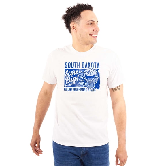 PACMAN Score Big South Dakota State Men's Graphic T Shirt Tees Brisco Brands 2X