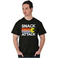 thumbnail image 1 of PACMAN Snack Attack Hungry Hangry Men's Graphic T Shirt Tees Brisco Brands S, 1 of 4