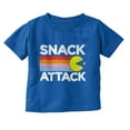 thumbnail image 1 of PACMAN Snack Attack Hungry Hangry Toddler Boy Girl T Shirt Infant Toddler Brisco Brands 18M, 1 of 6