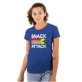 thumbnail image 1 of PACMAN Snack Attack Hungry Hangry Women's T Shirt Ladies Tee Brisco Brands L, 1 of 5
