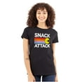 thumbnail image 1 of PACMAN Snack Attack Hungry Hangry Women's T Shirt Ladies Tee Brisco Brands S, 1 of 5