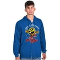 thumbnail image 1 of PACMAN Social Distance Funny Gamer Zip Up Hoodie Men's Women's Brisco Brands S, 1 of 6