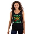 thumbnail image 1 of PACMAN St Paddys Catch Me Kiss Me Tank Top T Shirts Men Women Brisco Brands S, 1 of 5