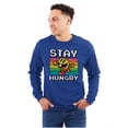 thumbnail image 1 of PACMAN Stay Hungry Funny Food Gamer Long Sleeve TShirt Men Women Brisco Brands X, 1 of 6