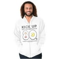 thumbnail image 1 of PACMAN Totally Iconic Kick Up the 80s Zip Up Hoodie Men's Women's Brisco Brands M, 1 of 6