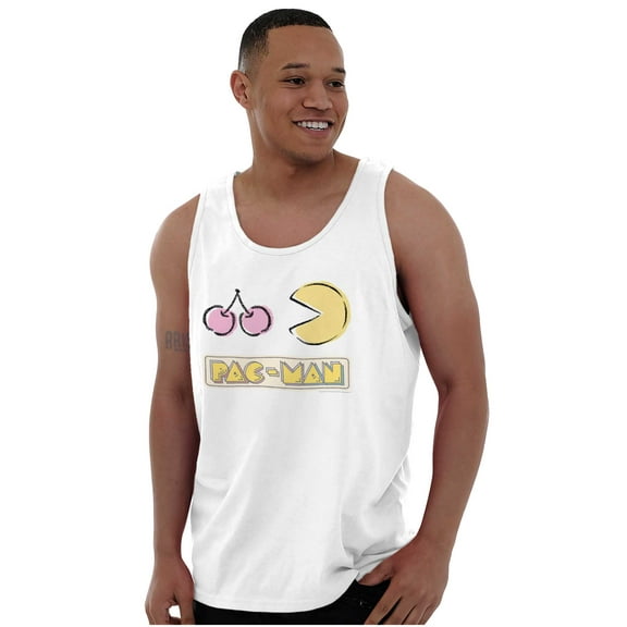 PACMAN Video Arcade Game Cherries Tank Top T Shirts Men Women Brisco Brands 3X