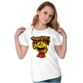 thumbnail image 1 of PACMAN Video Arcade Game Royalty Women's T Shirt Ladies Tee Brisco Brands X, 1 of 5