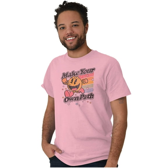PACMAN Vintage Make Your Own Path Men's Graphic T Shirt Tees Brisco Brands M