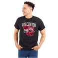 thumbnail image 1 of PACMAN Wisconsin State Leveling Up Men's Graphic T Shirt Tees Brisco Brands S, 1 of 6