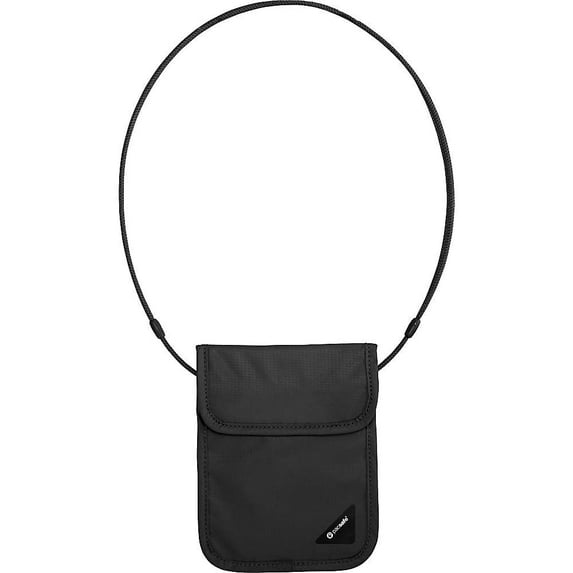 PACSAFE Coversafe X75 Anti-Theft Rfid Blocking Neck Pouch, Color: Black (10148100)