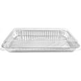 thumbnail image 1 of PACTOGO 1/4 Size Sheet Cake Aluminum Foil Pan w/Clear Low Dome Lid 12.75 L x 8.75 W x 1.25 D (Pack of 50 Sets), 1 of 12