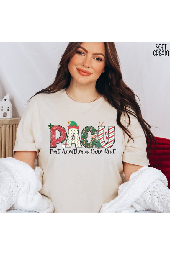 PACU Nurse Christmas Post Anesthesia Holiday T-shirt