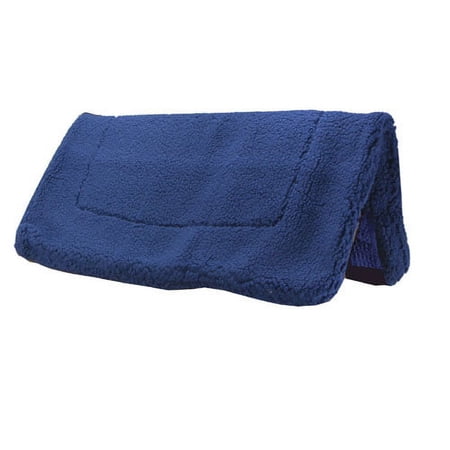 PAD SADDLE WESTERN PONY FLEECE NON-SLIP BLUE