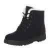 PADFRYBK Plus-Size Snow Boots For Women Casual Versatile Boots Comfortable Fall Short Boots With Fleece Lining