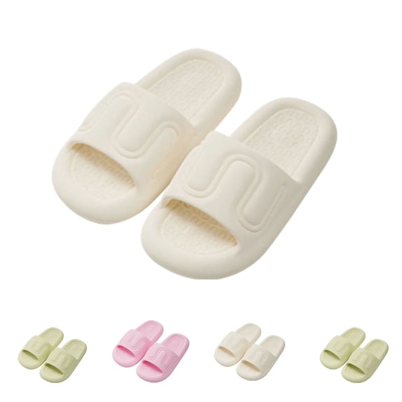 PADFRYBK Summer Casual Slippers For Women Indoor Bathroom Slippers Antislip Summer Shoes Friendly House Bathing Shoes