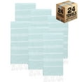 thumbnail image 1 of PADISHAHHOME Turkish Beach Towels, Bulk Case of 24 | Oversized, Quick Dry, Sand Free | 100% Cotton, Large 38x71" Towels for Beach, Pool, Travel | Ultra-Soft, Compact, Absorbent | Aquamarine, 1 of 9
