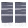 thumbnail image 1 of PADISHAHHOME Turkish Beach Towels, Pack of 2 | Oversized, Quick Dry, Sand Free | 100% Cotton, Large 38x71" Towels for Beach, Pool, Travel | Ultra-Soft, Compact, and Absorbent | Navy, 1 of 8