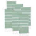 thumbnail image 1 of PADISHAHHOME Turkish Beach Towels, Pack of 6 | Oversized, Quick Dry, Sand Free | 100% Cotton, Large 38x71" Towels for Beach, Pool, Travel | Ultra-Soft, Compact, and Absorbent | Light Green, 1 of 9