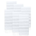 thumbnail image 1 of PADISHAHHOME Turkish Beach Towels, Pack of 6 | Oversized, Quick Dry, Sand Free | 100% Cotton, Large 38x71" Towels for Beach, Pool, Travel | Ultra-Soft, Compact, and Absorbent | White, 1 of 7