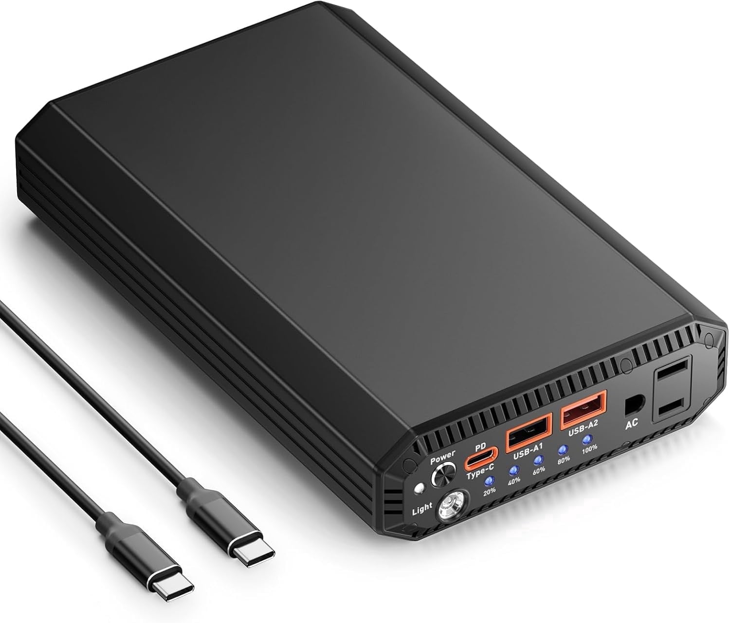 PADJYYUSZ P10 100W Portable Power Bank with AC Outlet - 27000mAh Laptop Power Bank for Laptop, Hunting and Outdoor Use