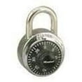 thumbnail image 1 of Master Lock Combination Padlock Twin Pack - Stainless Steel, 2", Black, Dual Lock, 1 of 1