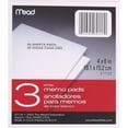 thumbnail image 1 of Meadwestvaco 57132 4" X 6" Memo Pads 3 Count, 1 of 2