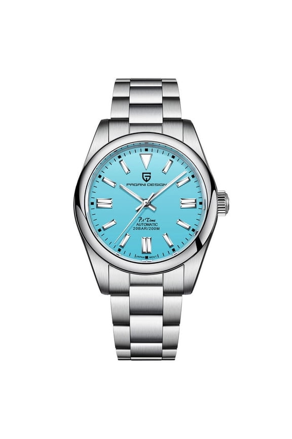 Automatic Men's Watch 38mm Stainless Steel Casual Mechanical Wristwatch Japanese NH35 Sports Luxury Sapphire Glass Clock