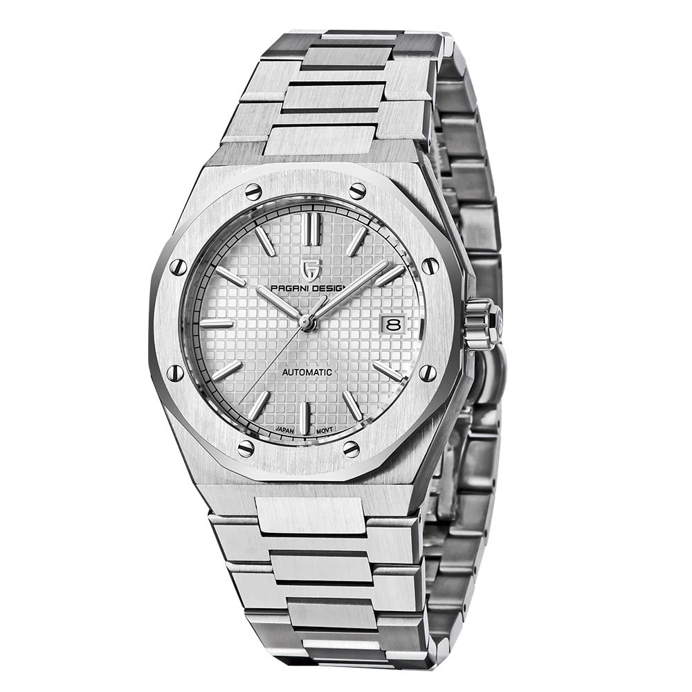 PAGANI DESIGN Automatic Men's Watches Mechanical Stainless Steel Waterproof Wrist Watch for Men NH35A Movt Synthetic Sapphire Glass PD1673