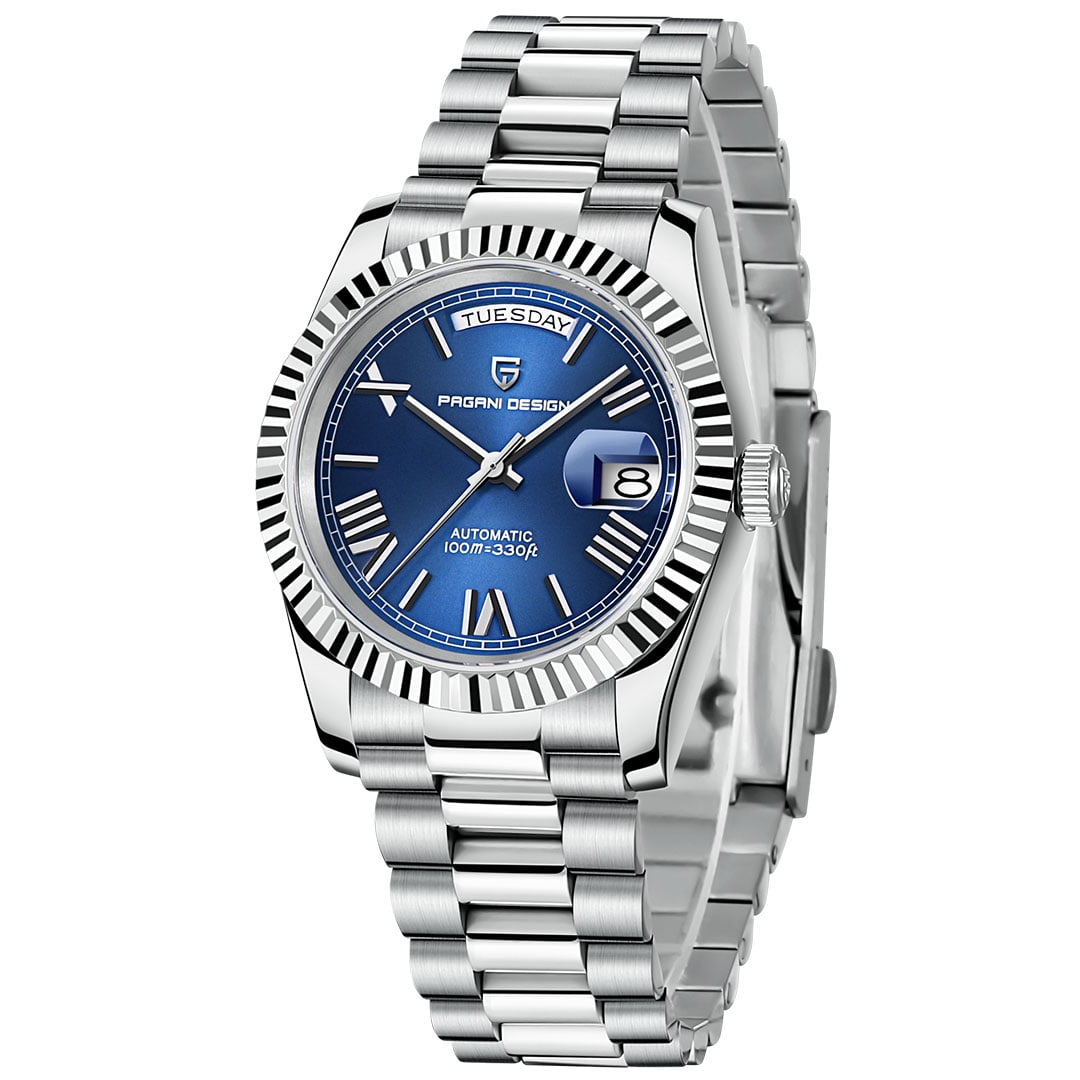 PAGANI DESIGN 手巻き時計 ブルー PAGANI DESIGN 手巻き時計 ブルー Amazon.co.jp: パガ－ニ