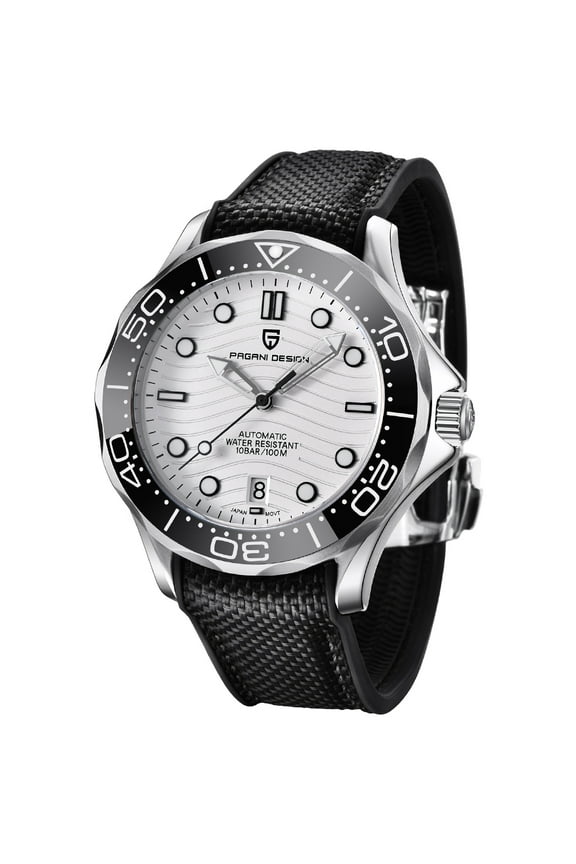 Men's Automatic Watches 42mm Stainless Steel Sports Waterproof Wrist Watch for Men with Japanese Movement Ceramic Bezel